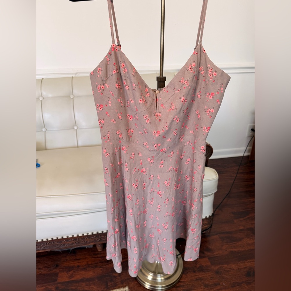 Blue Life Pink Floral Mini Dress